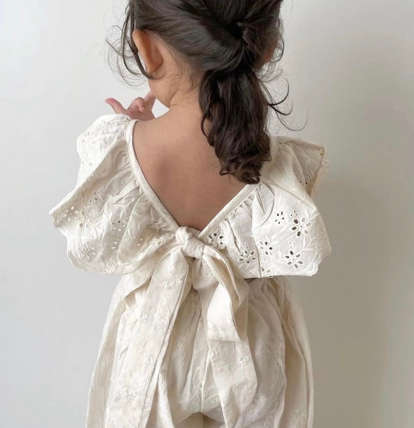 Hailey broderie jumpsuit (pre order)