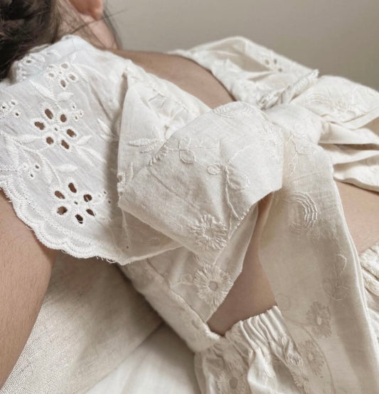 Hailey broderie jumpsuit (pre order)