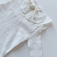 Nora ruffle shirt wit